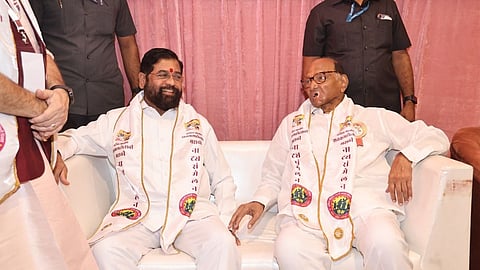 CM Shinde And Sharad pawar