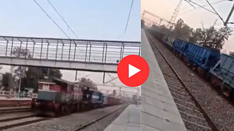 Train Ran Without Driver Video: