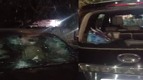 Nanded News: Congress MLA's car Vandalized in Nanded