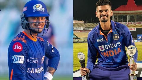 ishan kishan with shreyas iyera
