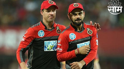 virat kohli with ab de villiers