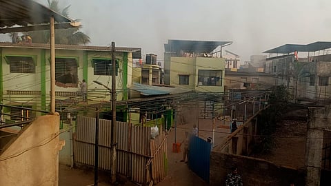citizens removed encroachment from lakshtirth vasahat kolhapur