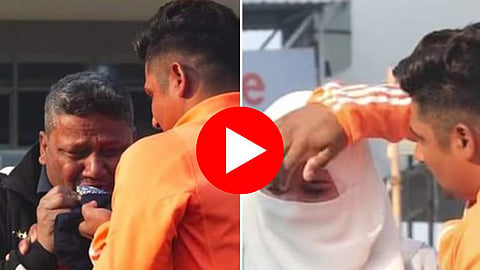 sarafaraz khan emotional video