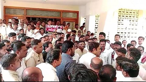 obc samaj demands mla sandeep kshirsagar to cancel gr of maratha reservation