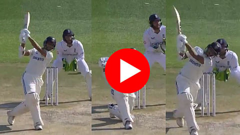 Yashasvi Jaiswal smashed 3 sixes in shoaib bashir over during india vs england 5th test watch video