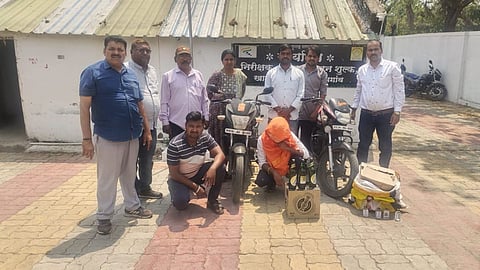 illegal liquor of over rs 5 lakh seized by excise department in buldhana