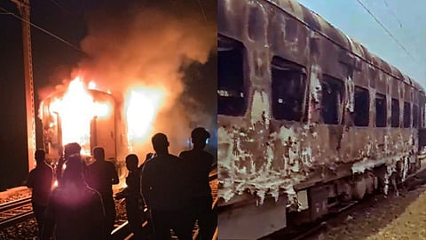 Bihar Train Fire News