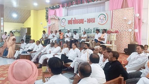 mahavikas aghadi andolan in wardha on 12 march