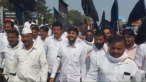 kopargaon villagers morcha in shirdi against radhakrishna vikhe patil
