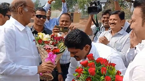 sharad pawar held meeting in satara lok sabha constituency
