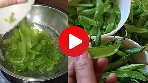 Matar Peel Recipe