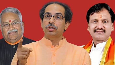 Chandrakant Khaire, Ambadas Danve and Uddhav Thackeray