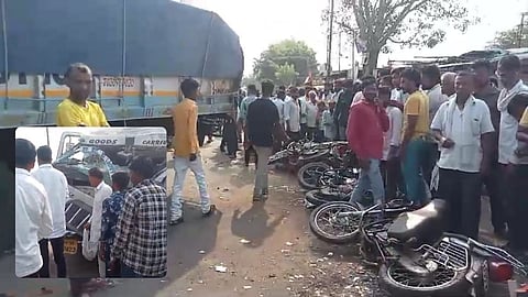 Nanded Truck And Bike Accident
