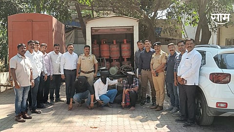घरगुती गॅस सिलेंडरमधून गॅस चोरी करणारे रॅकेट उद्ध्वस्त, तीन जणांना पोलिसांनी ठोकल्या बेड्या