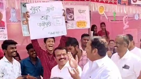 udayanraje bhosale interaction with college students satara constituency lok sabha election 2024