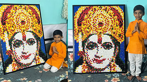 Ram Navami 2024: रुप तुझे मनोहर, दिसते किती विलोभनीय...; रामनवमी निमित्त बालकलाकराने साकारले प्रभू श्री रामाचे विश्वविक्रमी पोर्ट्रेट