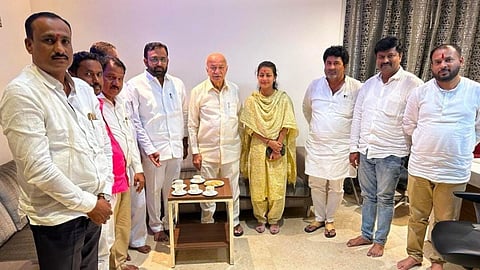 brs leader bhagirath bhalke supports praniti shinde solapur lok sabha election