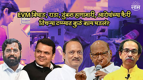 EVM बिघाड, राडा, तुंबळ हाणामारी, व्हिडिओ आणि आरोपांच्या फैरी; तिसऱ्या टप्प्यात कुठं काय घडलं?