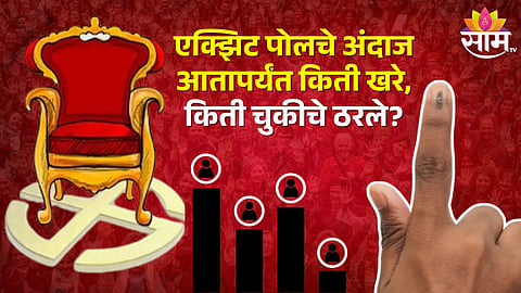 Lok Sabha Election Exit Polls: एक्झिट पोलचे अंदाज आतापर्यंत किती खरे, किती चुकीचे ठरले? सविस्तर माहिती जाणून घ्या एका क्लिकवर