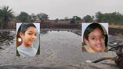 दुर्देवी घटना! मामाच्या गावी आलेल्या भावंडांवर काळाची झडप; शेततळ्यात बुडून सख्या भावांचा मृत्यू