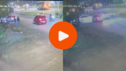 Pimpri Chinchwad News: पिंपरी-चिंचवडमध्ये भरधाव कारने तरुणाला चिरडले, अपघाताचा थरकाप उडवणारा CCTV आला समोर