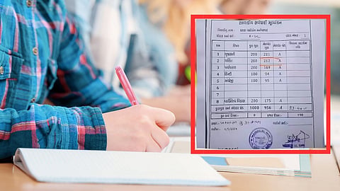 Gujrat News: अजब गजब... गणितात २०० पैकी २१२ अन् भाषेत २११ गुण; मुलीचं मार्कशीट व्हायरल