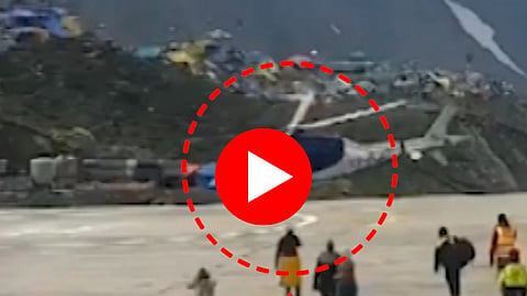 Kedarnath Helicopter Viral Video
