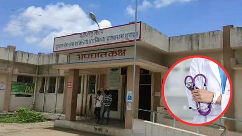 महिलेच्या पोटात कापड