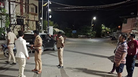 identified person hits youth in nashik