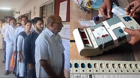 Solapur EVM voting machine failure