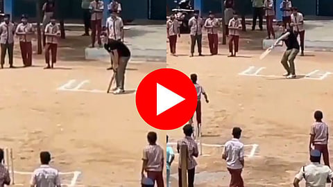 Pat Cummins Viral Video: पॅट कमिन्सने घेतला शाळकरी मुलांसोबत क्रिकेट खेळण्याचा आनंद;Video व्हायरल