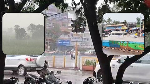 Maharashtra Rain: पश्चिम महाराष्ट्रासह कोकणात धुवाधार पाऊस, मुबंई - गोवा महामार्गावर साचलं पाणी
