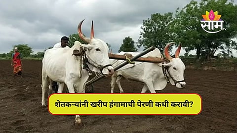 शेतकऱ्यांनी खरीप हंगामाची पेरणी कधी करावी? कृषी विभागाने दिला मोलाचा सल्ला