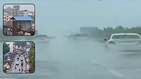 Mumbai- Pune Expressway: लोणावळ्यात तुफान पाऊस, मुंबई-पुणे एक्स्प्रेस वेवरून प्रवास करणाऱ्यांचे हाल