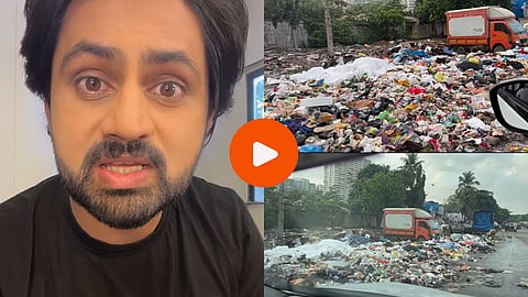 Garbage Heap Outside Filmcity : मुंबईच्या रस्त्यावर कचऱ्याचे मोठमोठे ढीग; संतापलेला शशांक केतकर म्हणतोय, "याला जबाबदार..."