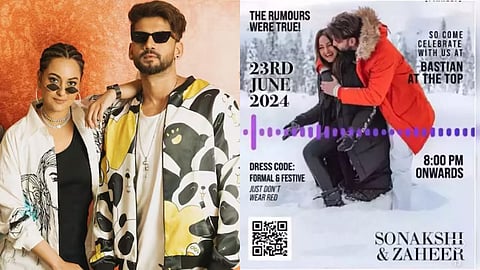 Sonakshi And Zaheer Iqbal's Wedding Card: अखेर ठरलं! सोनाक्षी आणि जहीरचं वेडिंग कार्ड व्हायरल; लग्नाला जाणाऱ्या पाहुण्यांना पाळाव्या लागतील अटी शर्ती