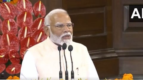 अटल बिहारी वाजपेयी ते बाळासाहेब ठाकरे; PM मोदींनी सांगितला एनडीएचा राजकीय इतिहास