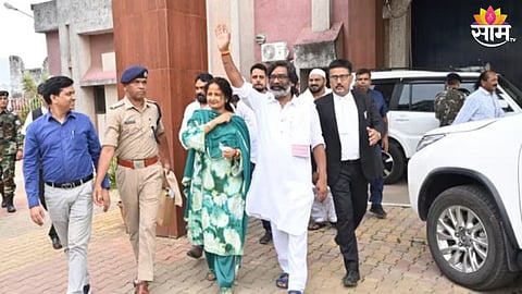 मोठी बातमी! तब्बल 5 महिन्यांनंतर हेमंत सोरेन तुरुंगाबाहेर, जमीन घोटाळ्याप्रकरणी मिळाला जामीन