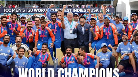 Team India: बार्बाडोसच्या मैदानात भारताने रचला इतिहास, 2007 नंतर कोरलं टी20 विश्वचषकावर नाव