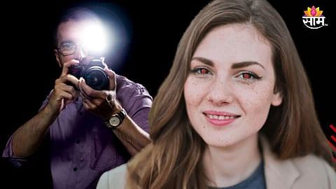 Photo Effect On Eyes In Night