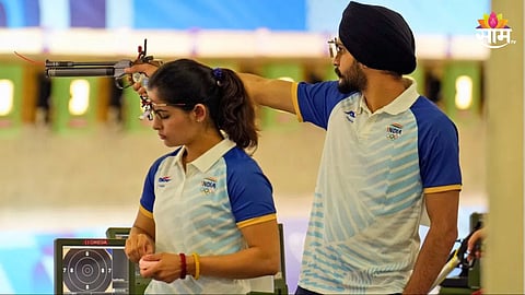 Paris Olympic 2024: चक दे इंडिया! भारताला दुसरं ऑलिम्पिक पदक मिळालं; मनू भाकर अन् सरबज्योतसिंगने इतिहास रचला