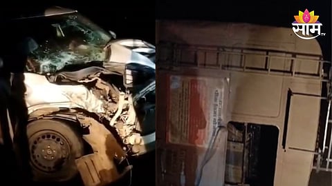 Jalna Bus Accident: जालन्यात मोठा अपघात! कारच्या धडकेनंतर प्रवाशांनी भरलेली बस उलटली; १० जण जखमी