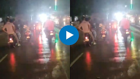 भररस्त्यात स्कुटीवरून जाणाऱ्या तरूणीची काढली छेड