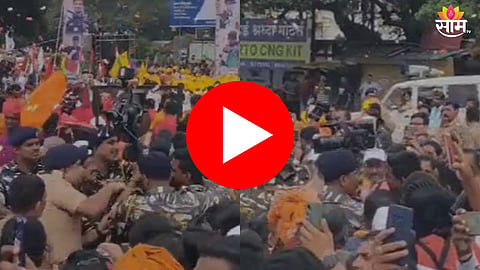 Swapnil Kusale: स्वप्नील कुसाळेच्या मिरवणुकीत गोंधळ; पोलिसांकडूनच पत्रकारांना धक्काबुक्की, पाहा VIDEO