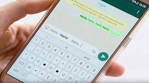 WhatsApp's block messages from unknown account