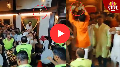 आनंद आश्रमात उधळल्या नोटा, VIDEO आला समोर; केदार दिघे संतापले