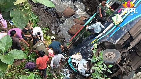 Amravati Private Bus Accident News
