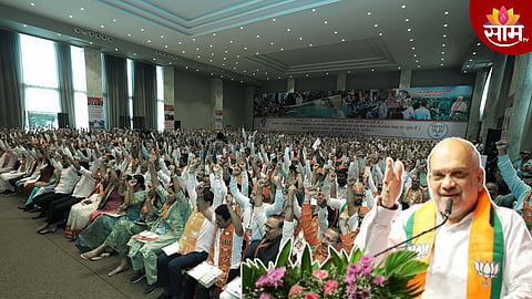मित्रपक्षांना पाडलं तर भाजपच्या हातातून सत्ता जाईल, अमित शहा यांची कार्यकर्त्यांना कानपिचक्या; VIDEO