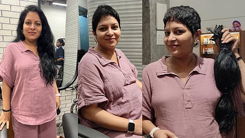 Suvarna Dhanorkar : लय भारी! सामाजिक भान, साम टीव्हीच्या अँकरचं केशदान...