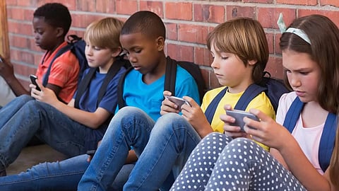 Banned on children's social media use